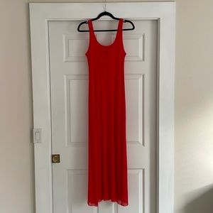 JEAN PAUL GAULTIER RED MESH DRESS